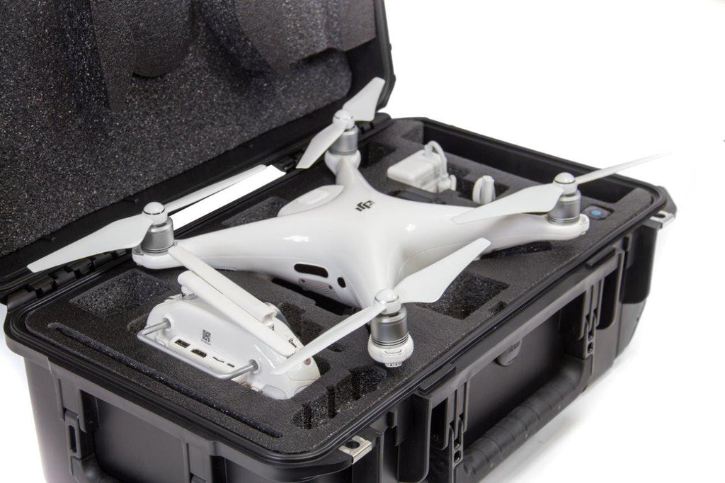 Close up of CasePro Phantom 4 Pro Carry On Case