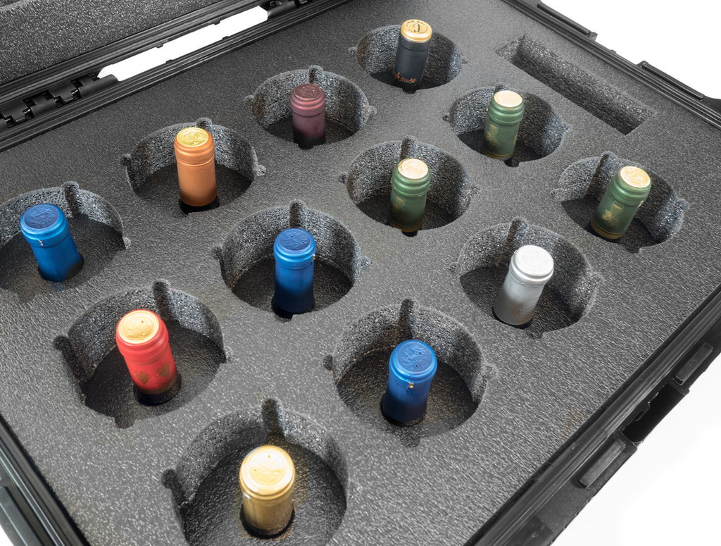 CasePro 12-Bottle Wine Carrier with Wheels