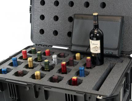 CasePro 20-Bottle Wine Carrier with Wheels
