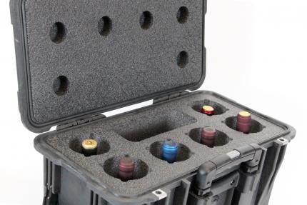 CasePro 6-Bottle Wine Carrier with Wheels