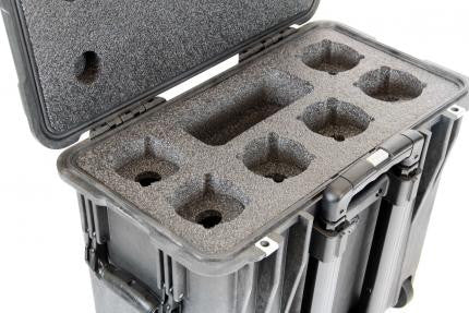 CasePro 6-Bottle Wine Carrier with Wheels