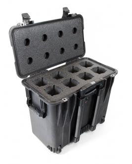 CasePro 8-Bottle Wine Carrier with Wheels