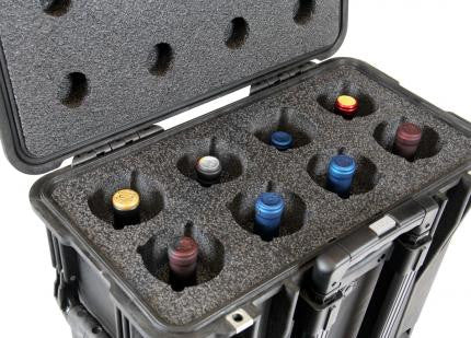 CasePro 8-Bottle Wine Carrier with Wheels
